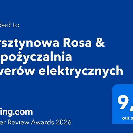 בית הארחה Bursztynowa Rosa & Wypozyczalnia Rowerow Elektrycznych וובה